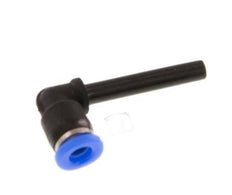 3mm x 3mm 90deg Elbow Push-in Fitting with Plug-in PBT NBR Compact Design [2 Pieces]