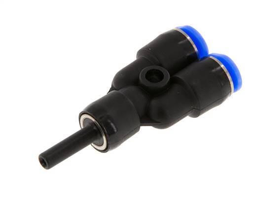 3mm x 3mm Y Push-in Fitting with Plug-in PBT NBR Compact Design [2 Pieces]