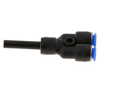 3mm x 4mm Y Push-in Fitting with Plug-in PBT NBR Compact Design [2 Pieces]