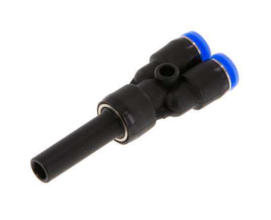4mm x 6mm Y Push-in Fitting with Plug-in PBT NBR Compact Design [2 Pieces]