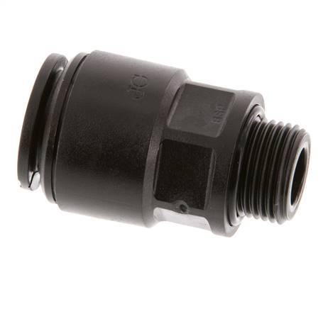 15mm x G3/8'' Push-in Fitting with Male Threads POM NBR [2 Pieces]