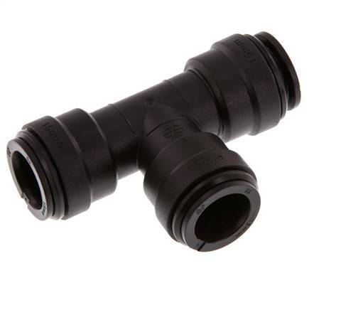 15mm Tee Push-in Fitting POM NBR FDA