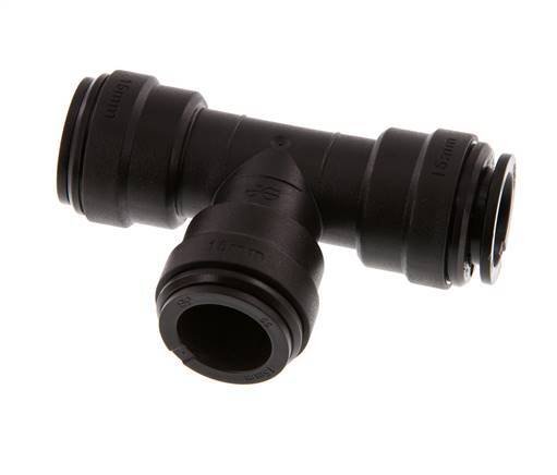 15mm Tee Push-in Fitting POM NBR FDA