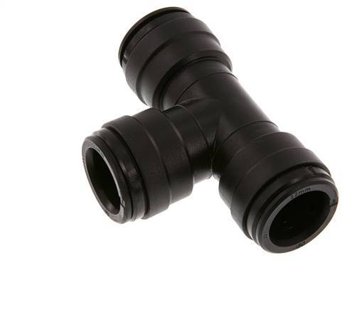 22mm Tee Push-in Fitting POM NBR FDA