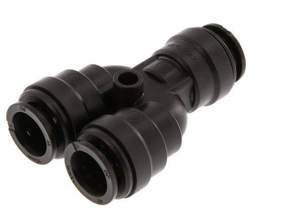 15mm Y Push-in Fitting POM NBR FDA
