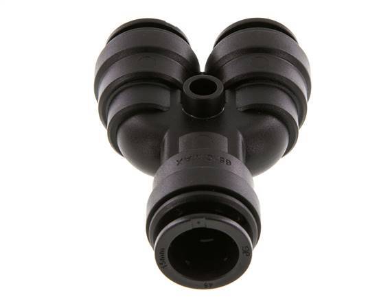 15mm Y Push-in Fitting POM NBR FDA