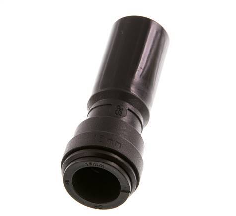 15mm x 22mm Push-in Fitting with Plug-in POM NBR