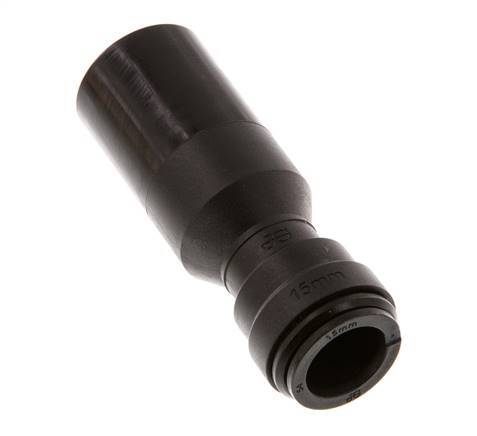15mm x 28mm Push-in Fitting with Plug-in POM NBR