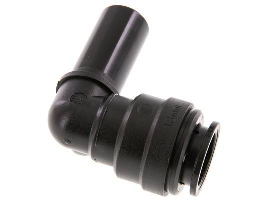 18mm 90deg Elbow Push-in Fitting with Plug-in POM NBR