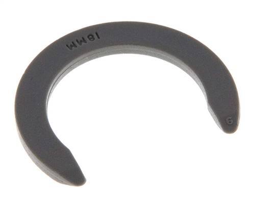 18 mm Collet Locking Clips for Push-in Fittings [20 Pieces]