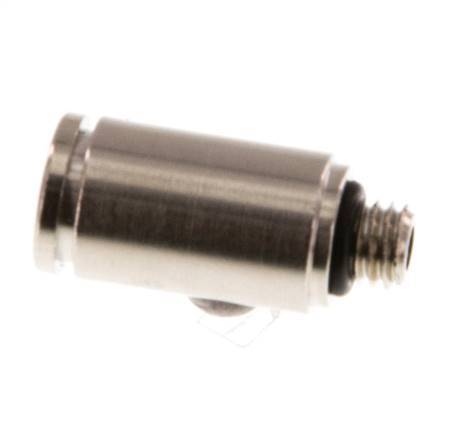 4mm x M 5 Push-in Fitting with Male Threads Brass NBR [5 Pieces]