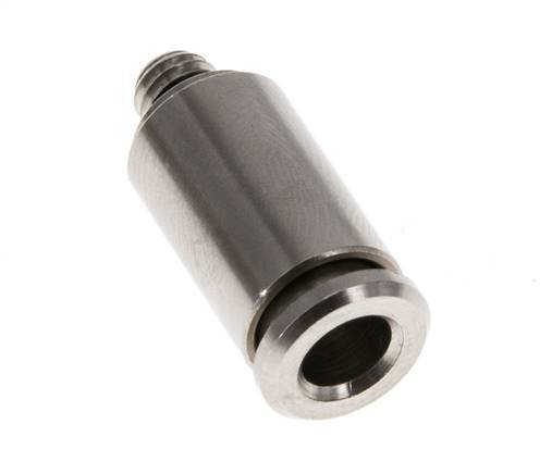5mm x M 5 Push-in Fitting with Male Threads Brass NBR [2 Pieces]