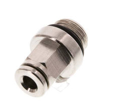 4mm x M 10 x 1 Push-in Fitting with Male Threads Brass NBR [2 Pieces]