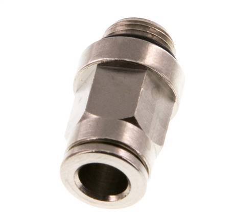 6mm x G1/8'' Push-in Fitting with Male Threads Brass NBR [5 Pieces]