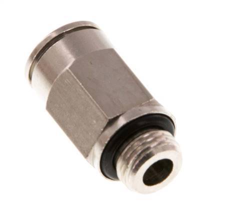 8mm x G1/8'' Push-in Fitting with Male Threads Brass NBR [5 Pieces]