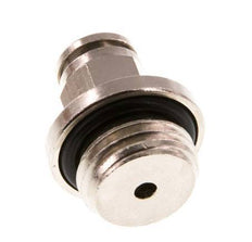4mm x G1/4'' Push-in Fitting with Male Threads Brass NBR [2 Pieces]