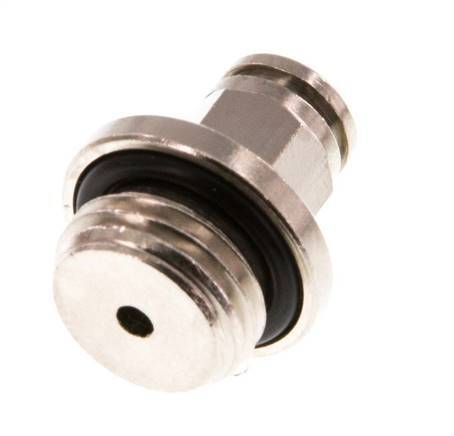 4mm x G1/4'' Push-in Fitting with Male Threads Brass NBR [2 Pieces]