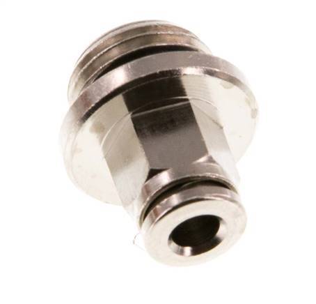 4mm x G1/4'' Push-in Fitting with Male Threads Brass NBR [2 Pieces]