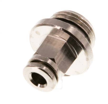 4mm x G1/4'' Push-in Fitting with Male Threads Brass NBR [2 Pieces]