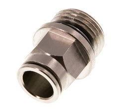 12mm x G1/2'' Push-in Fitting with Male Threads Brass NBR [2 Pieces]
