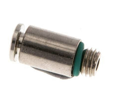 4mm x M 7 Push-in Fitting with Male Threads Brass FKM [2 Pieces]