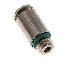 4mm x M 7 Push-in Fitting with Male Threads Brass FKM [2 Pieces]
