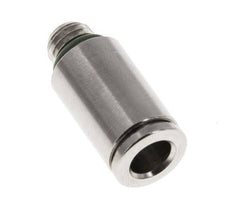 6mm x M 7 Push-in Fitting with Male Threads Brass FKM [2 Pieces]
