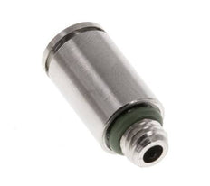 6mm x M 7 Push-in Fitting with Male Threads Brass FKM [2 Pieces]