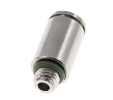 6mm x M 7 Push-in Fitting with Male Threads Brass FKM [2 Pieces]