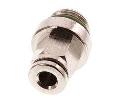 4mm x M 10 x 1 Push-in Fitting with Male Threads Brass FKM [2 Pieces]