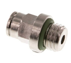 6mm x M 12 x 1.5 Push-in Fitting with Male Threads Brass FKM [2 Pieces]