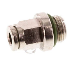 4mm x G1/8'' Push-in Fitting with Male Threads Brass FKM [5 Pieces]