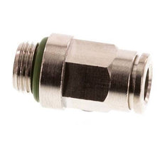 6mm x G1/8'' Push-in Fitting with Male Threads Brass FKM [2 Pieces]