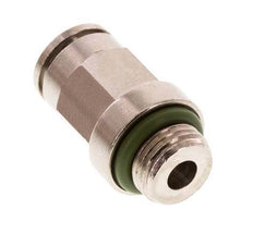 6mm x G1/8'' Push-in Fitting with Male Threads Brass FKM [2 Pieces]