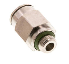 10mm x G1/8'' Push-in Fitting with Male Threads Brass FKM [2 Pieces]