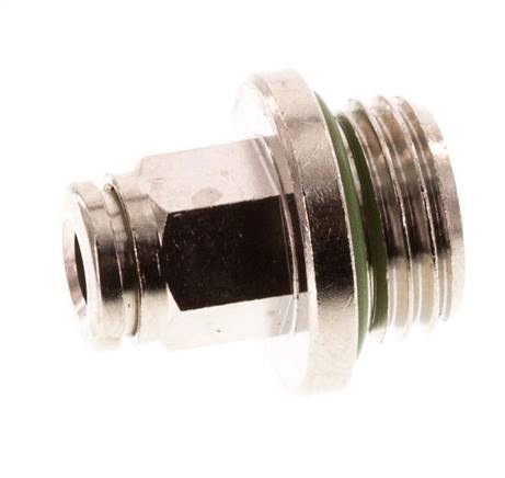 4mm x G1/4'' Push-in Fitting with Male Threads Brass FKM [2 Pieces]