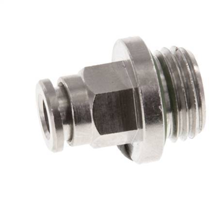 5mm x G1/4'' Push-in Fitting with Male Threads Brass FKM [2 Pieces]
