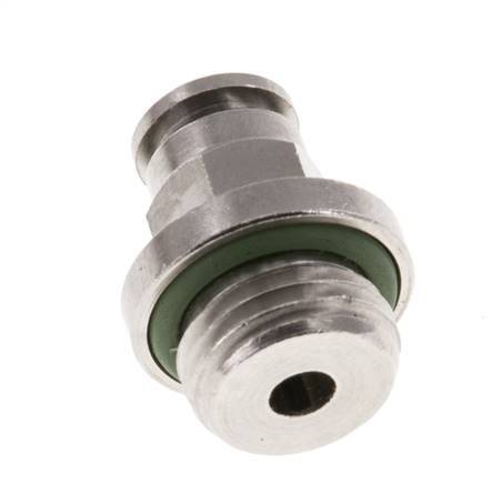 5mm x G1/4'' Push-in Fitting with Male Threads Brass FKM [2 Pieces]