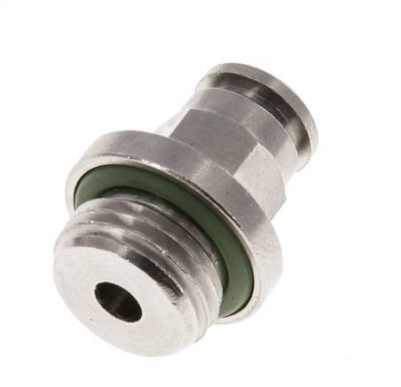 5mm x G1/4'' Push-in Fitting with Male Threads Brass FKM [2 Pieces]