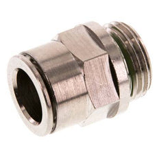 14mm x G1/2'' Push-in Fitting with Male Threads Brass FKM