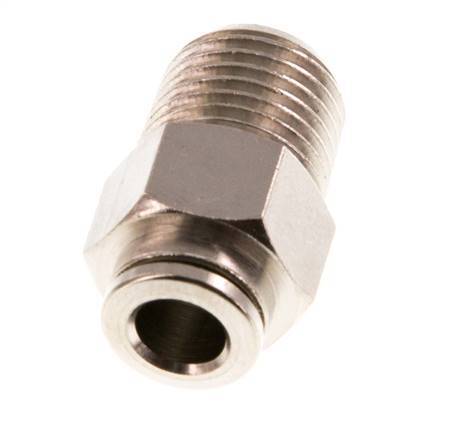 6mm x R1/4'' Push-in Fitting with Male Threads Brass NBR [2 Pieces]