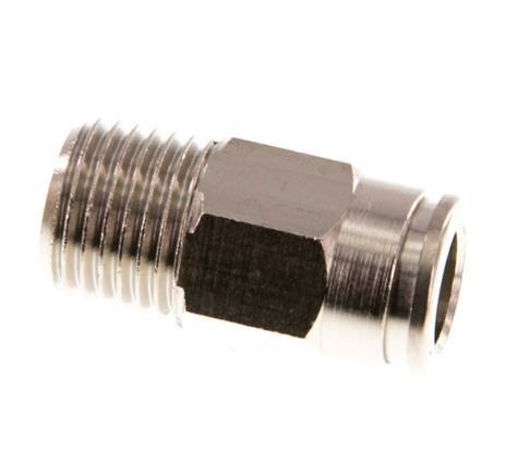 8mm x R1/4'' Push-in Fitting with Male Threads Brass NBR [2 Pieces]