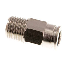 8mm x R1/4'' Push-in Fitting with Male Threads Brass NBR [2 Pieces]