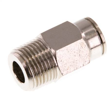10mm x R3/8'' Push-in Fitting with Male Threads Brass NBR [2 Pieces]