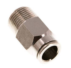 10mm x R3/8'' Push-in Fitting with Male Threads Brass NBR [2 Pieces]
