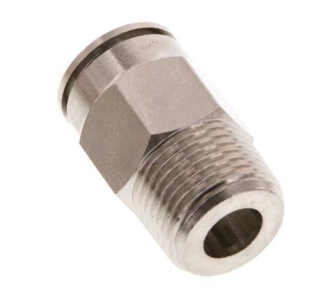 12mm x R3/8'' Push-in Fitting with Male Threads Brass NBR [2 Pieces]
