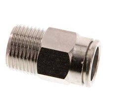 12mm x R3/8'' Push-in Fitting with Male Threads Brass NBR [2 Pieces]