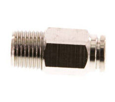 4mm x R1/8'' Push-in Fitting with Male Threads Brass FKM [5 Pieces]