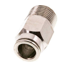 10mm x R3/8'' Push-in Fitting with Male Threads Brass FKM [2 Pieces]