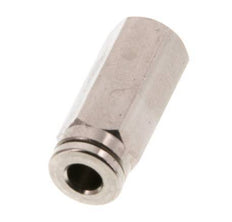 4mm x M 5 Push-in Fitting with Female Threads Brass NBR [2 Pieces]